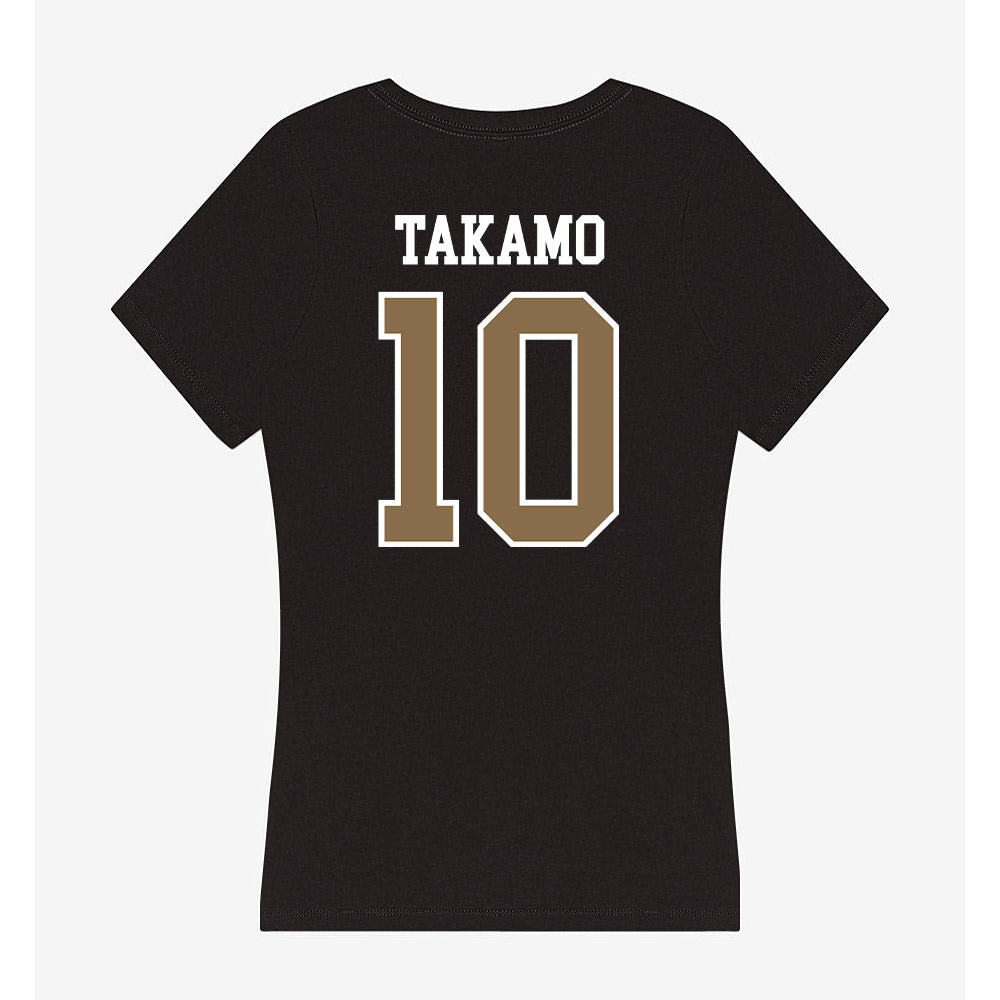 Wofford - NCAA Men's Soccer : Bradley Takamo - Women's V-Neck T-Shirt-1