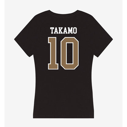 Wofford - NCAA Men's Soccer : Bradley Takamo - Women's V-Neck T-Shirt-1