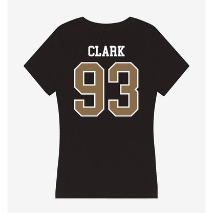 Wofford - NCAA Football : Noah Clark - Women's V-Neck T-Shirt-1
