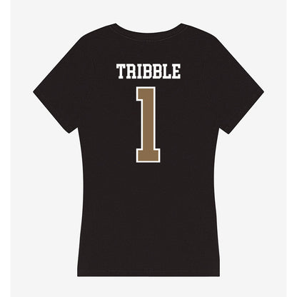 Wofford - NCAA Baseball : Logan Tribble - Women's V-Neck T-Shirt-1
