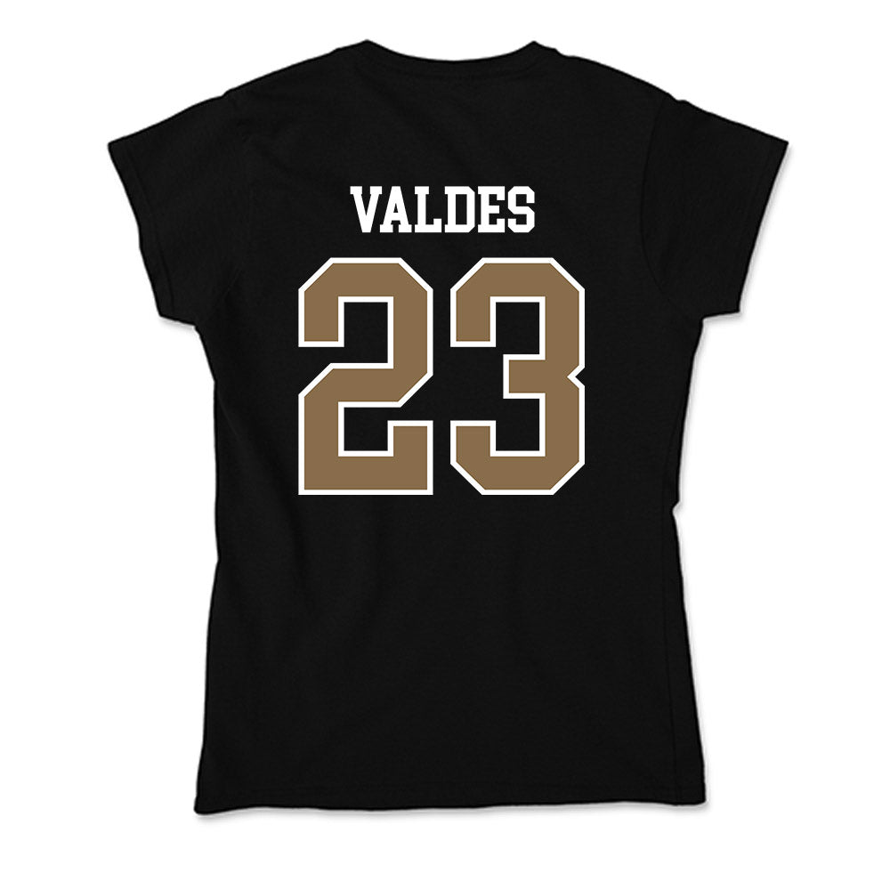 Wofford - NCAA Women's Soccer : Emma Valdes - Soft Style Women’s T-Shirt-1