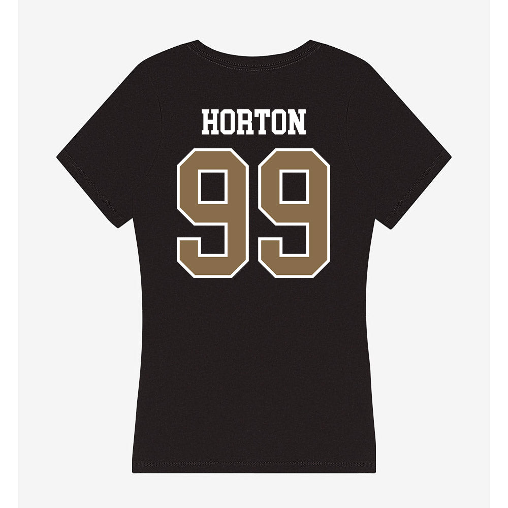 Wofford - NCAA Football : Cooper Horton - Women's V-Neck T-Shirt-1