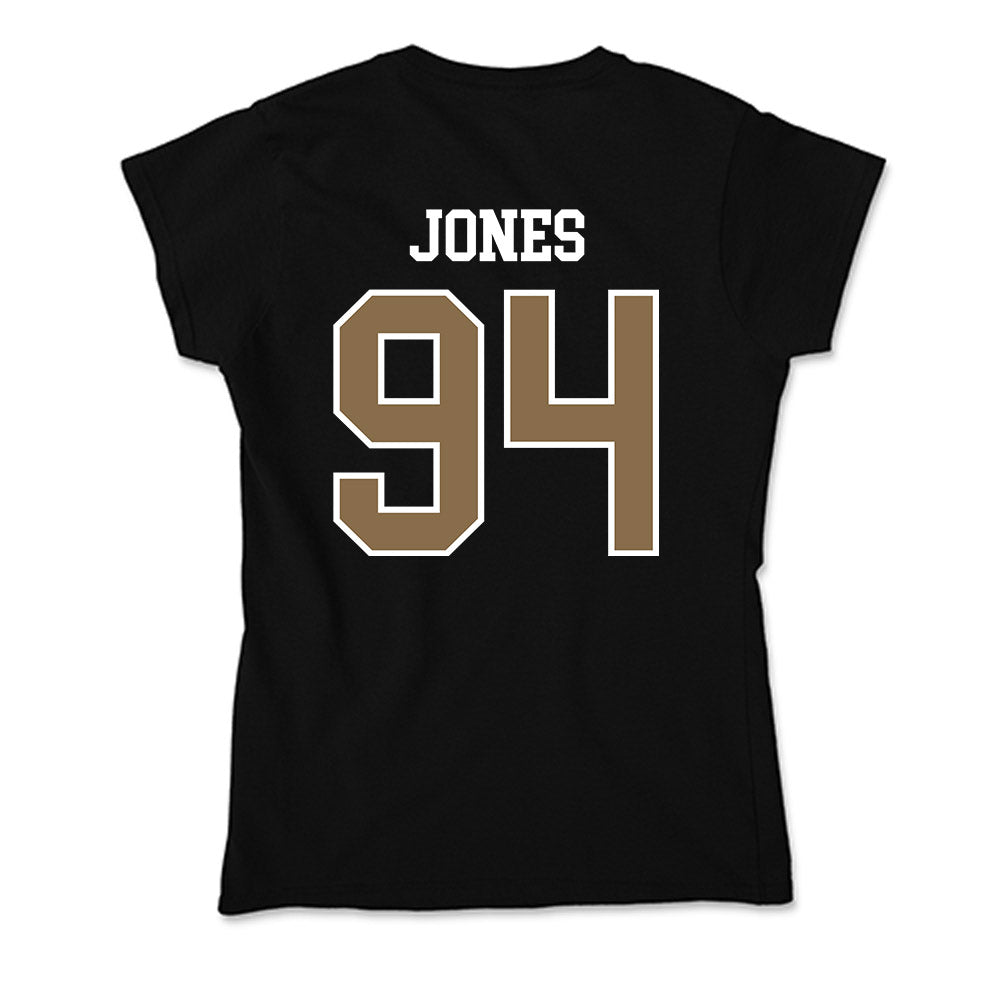 Wofford - NCAA Football : Mike Jones - Soft Style Women’s T-Shirt-1