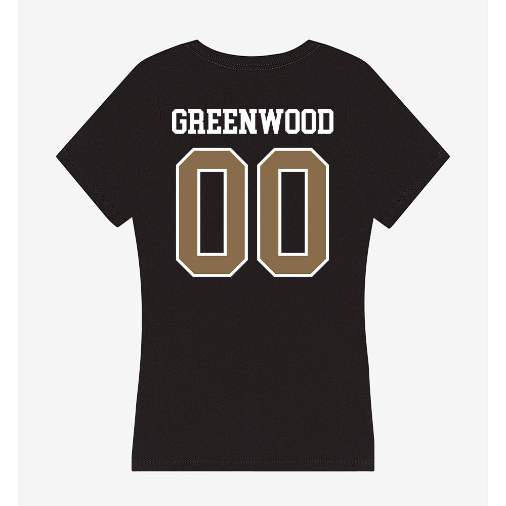 Wofford - NCAA Softball : Kaytlin Greenwood - Women's V-Neck T-Shirt-1