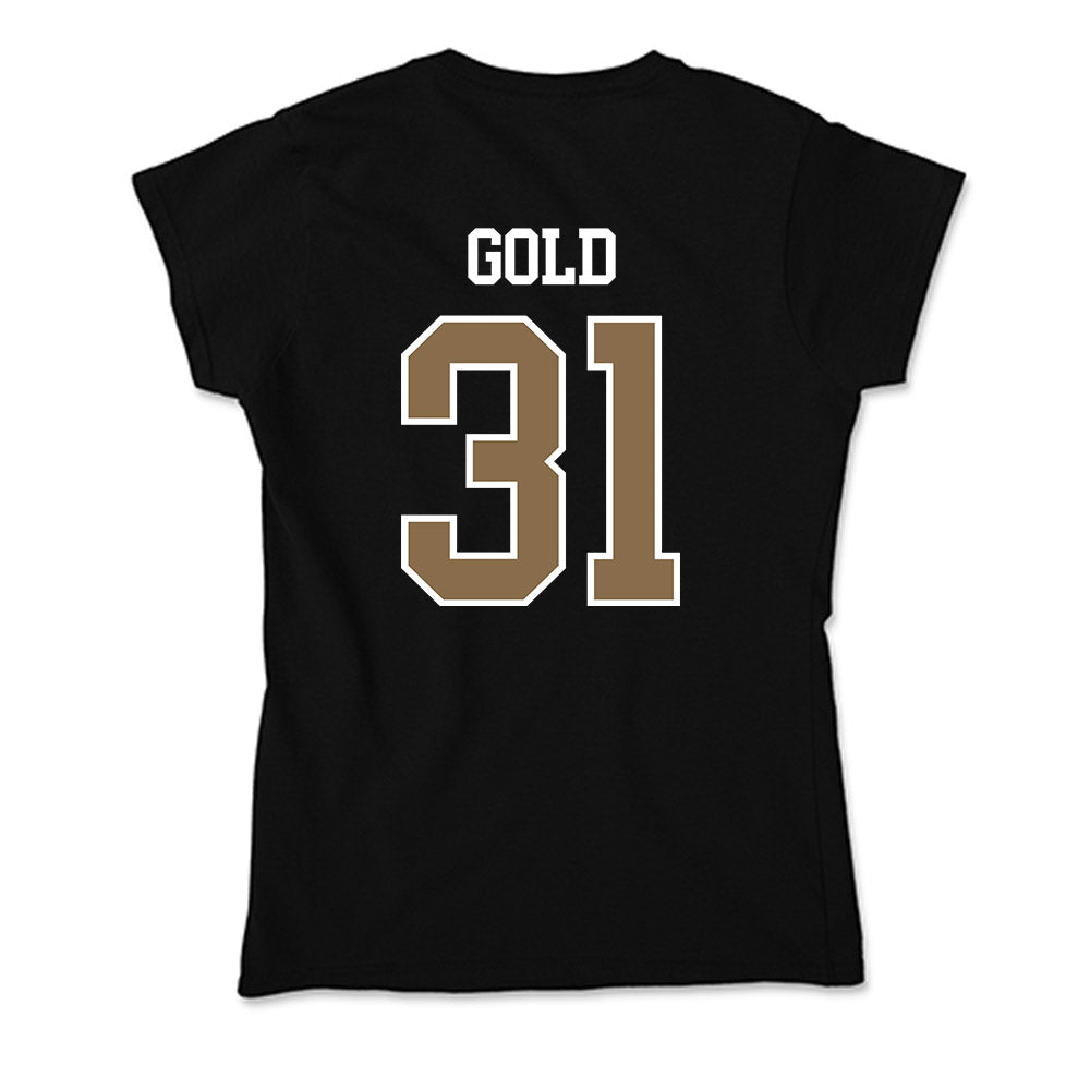 Wofford - NCAA Baseball : Brady Gold - Soft Style Women’s T-Shirt-1