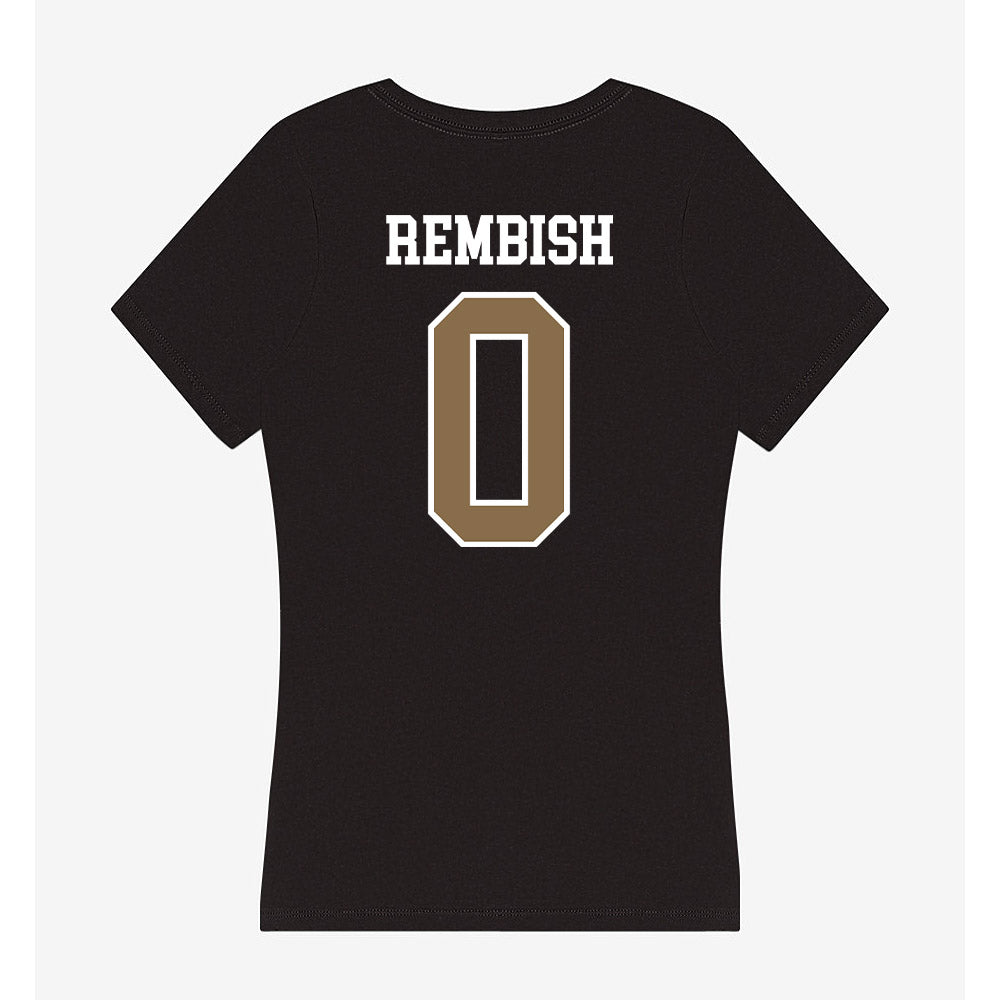 Wofford - NCAA Baseball : Logan Rembish - Women's V-Neck T-Shirt-1