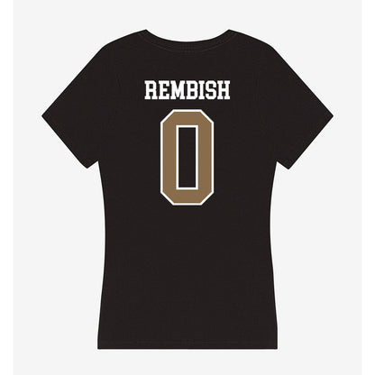 Wofford - NCAA Baseball : Logan Rembish - Women's V-Neck T-Shirt-1