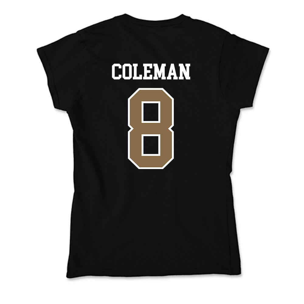 Wofford - NCAA Women's Volleyball : Ella Coleman - Soft Style Women’s T-Shirt-1