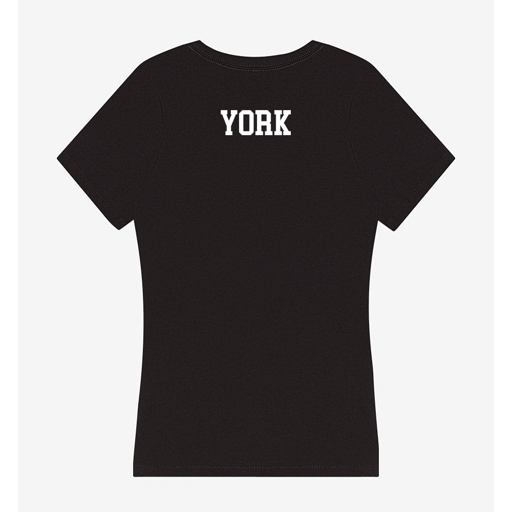 Wofford - NCAA Men's Cross Country : Andrew York - Women's V-Neck T-Shirt-1