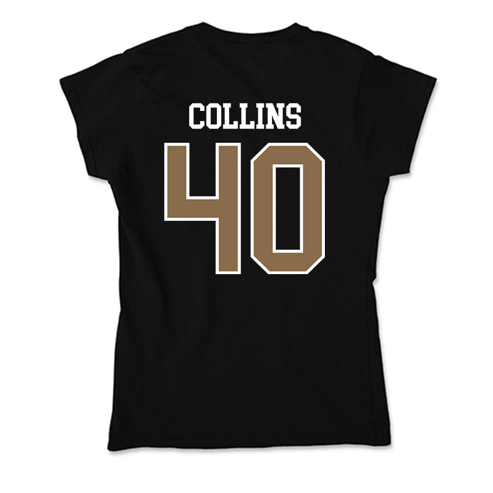 Wofford - NCAA Baseball : Cade Collins - Soft Style Women’s T-Shirt-1