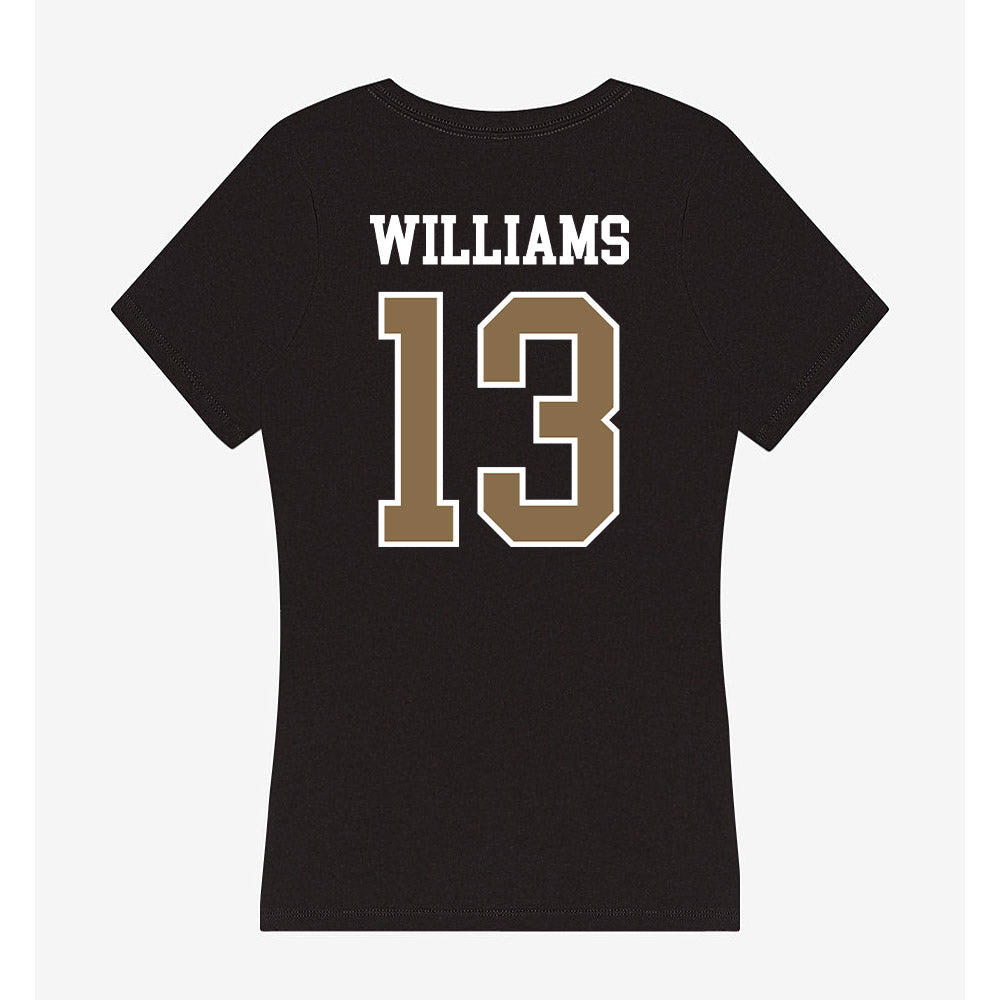 Wofford - NCAA Football : Jovon Williams - Women's V-Neck T-Shirt-1