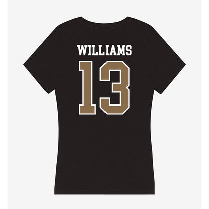 Wofford - NCAA Football : Jovon Williams - Women's V-Neck T-Shirt-1