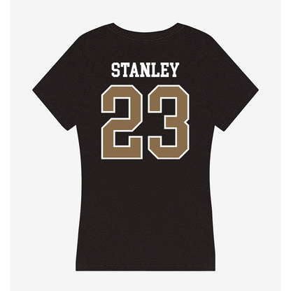 Wofford - NCAA Softball : Brianna Stanley - Women's V-Neck T-Shirt-1