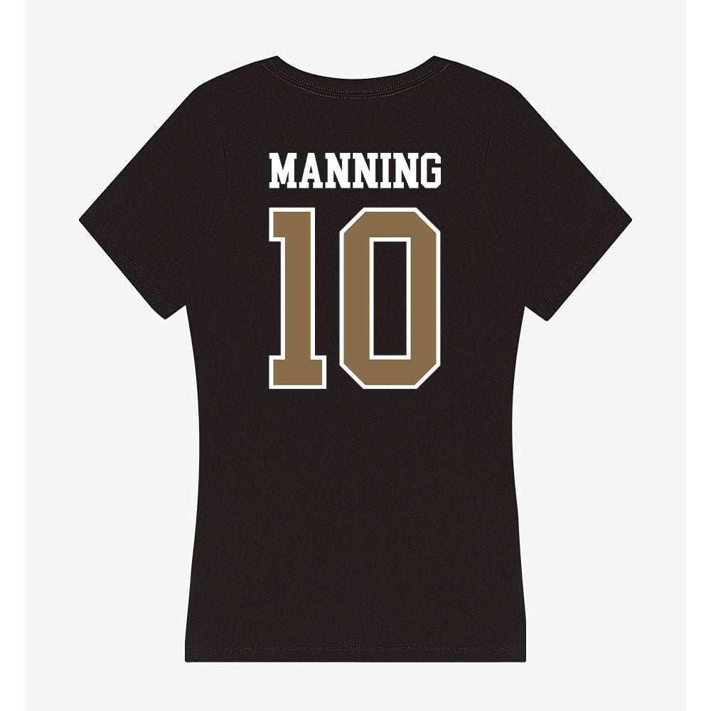 Wofford - NCAA Baseball : Lucas Manning - Women's V-Neck T-Shirt-1