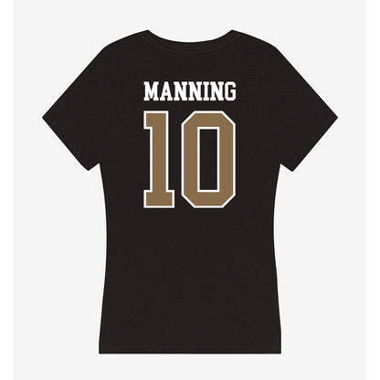 Wofford - NCAA Baseball : Lucas Manning - Women's V-Neck T-Shirt-1