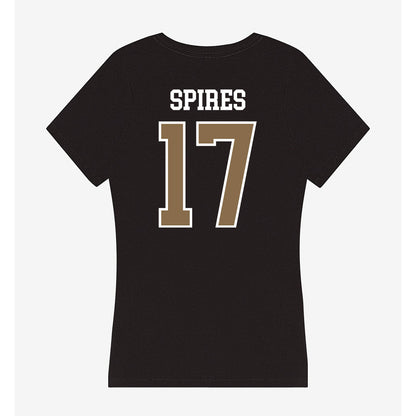 Wofford - NCAA Men's Soccer : Franklin Spires - Women's V-Neck T-Shirt-1