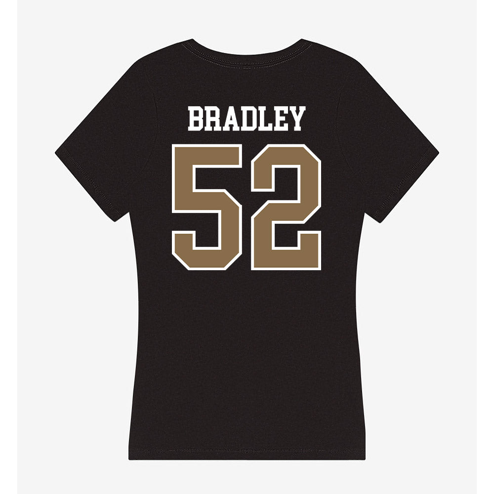 Wofford - NCAA Football : Jaden Bradley - Women's V-Neck T-Shirt-1