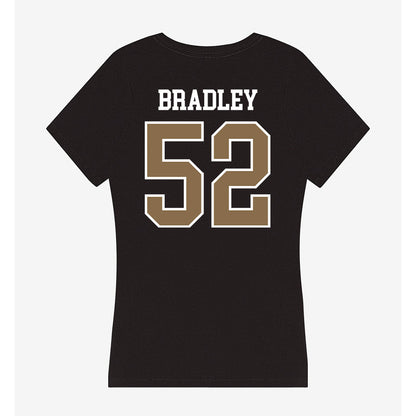 Wofford - NCAA Football : Jaden Bradley - Women's V-Neck T-Shirt-1
