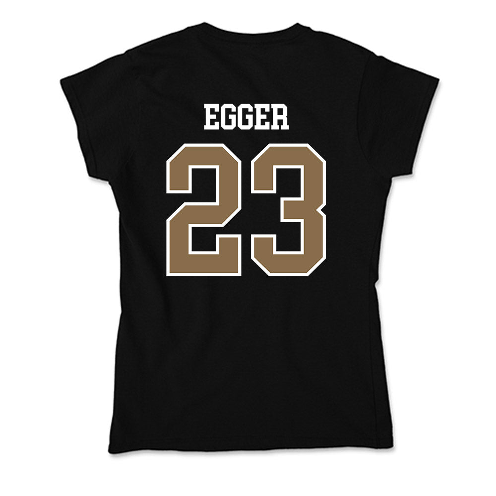 Wofford - NCAA Baseball : Sheldon Egger - Soft Style Women’s T-Shirt-1