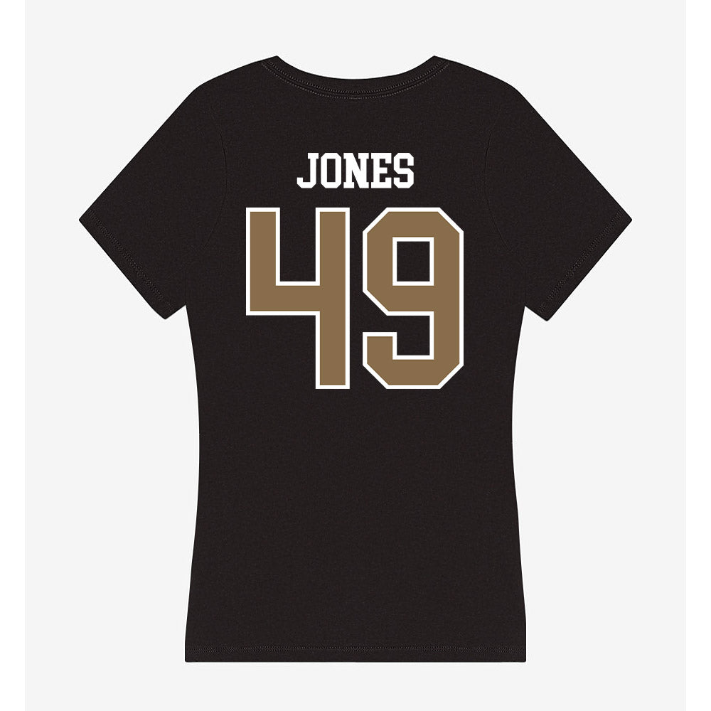 Wofford - NCAA Football : Nolan Jones - Women's V-Neck T-Shirt-1