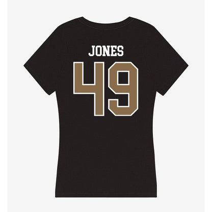 Wofford - NCAA Football : Nolan Jones - Women's V-Neck T-Shirt-1