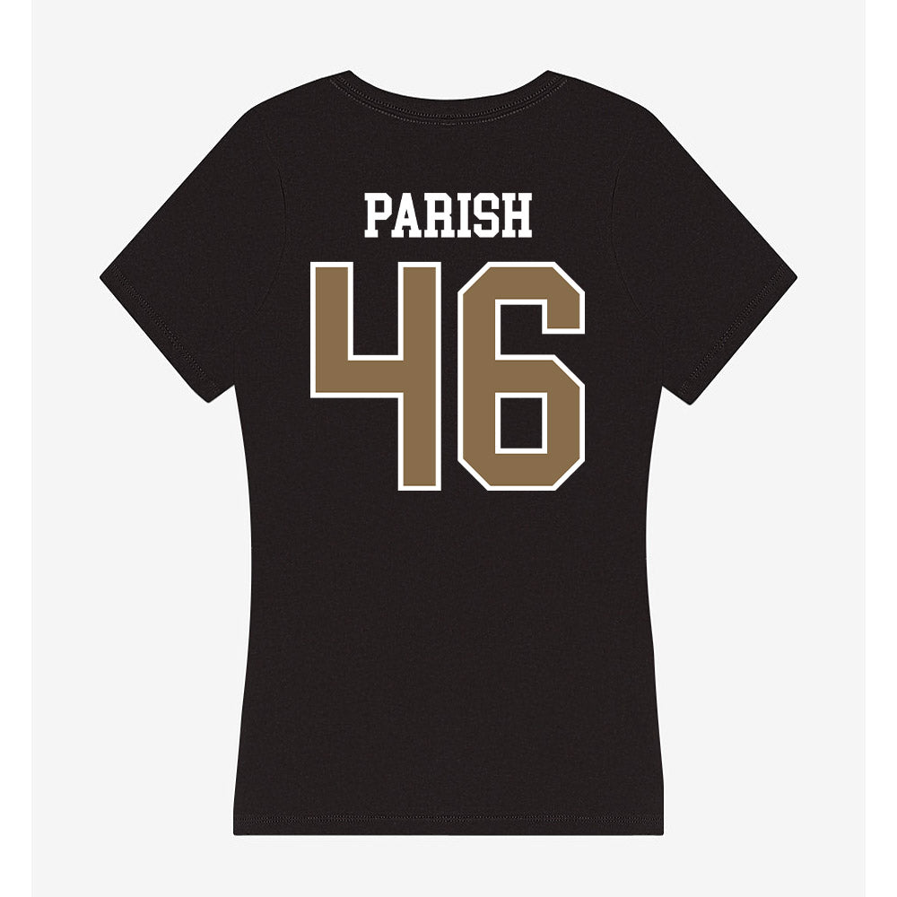 Wofford - NCAA Football : Silas Parish - Women's V-Neck T-Shirt-1