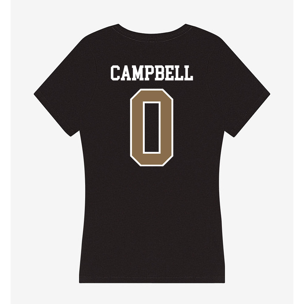 Wofford - NCAA Football : Eli Campbell - Women's V-Neck T-Shirt-1