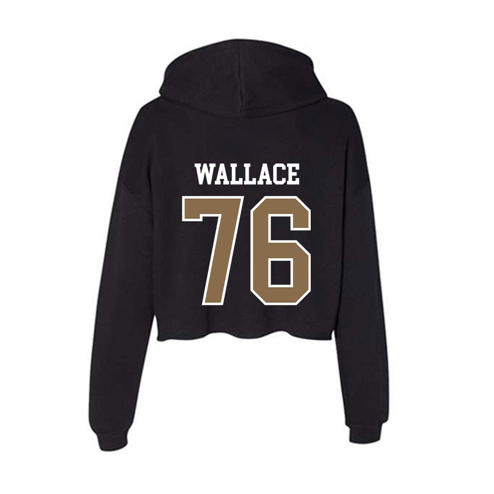Wofford - NCAA Football : Kameron Wallace - Women's Crop Fleece Hoodie-1