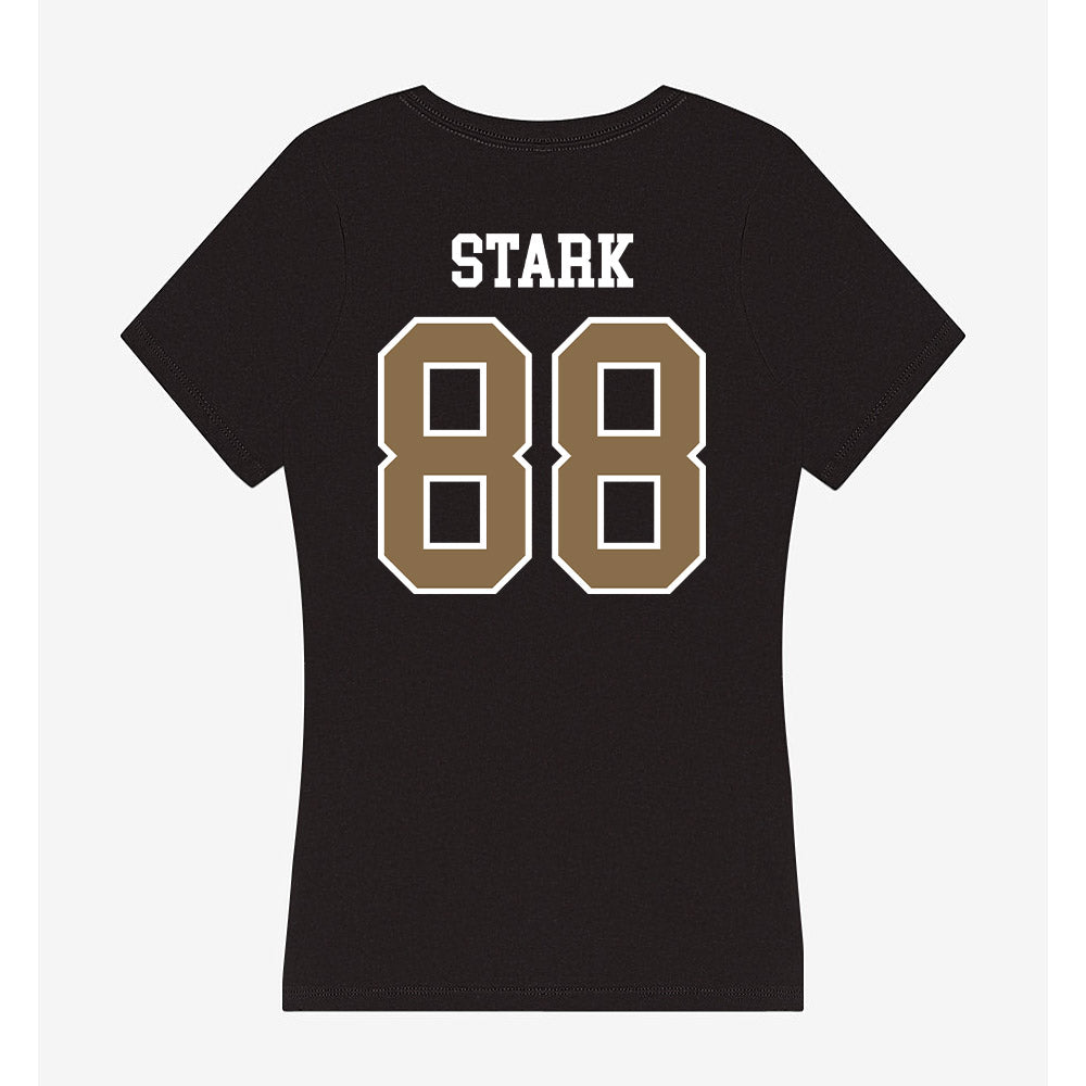 Wofford - NCAA Football : Cooper Stark - Women's V-Neck T-Shirt-1