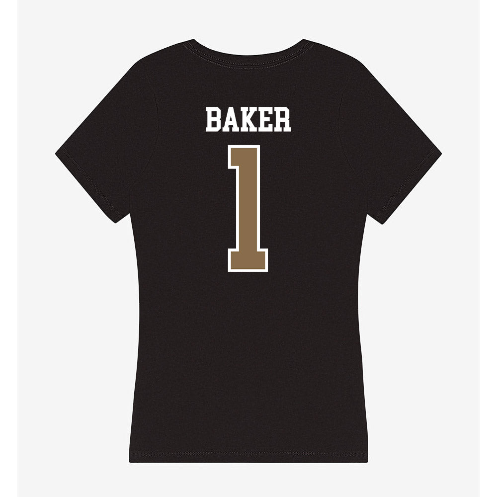 Wofford - NCAA Softball : Sydney Baker - Women's V-Neck T-Shirt-1