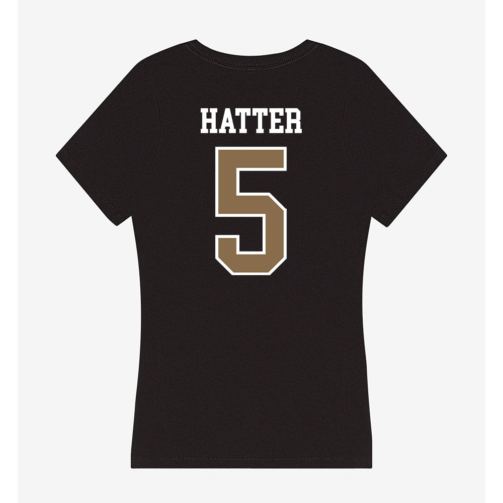 Wofford - NCAA Football : Jacobi Hatter - Women's V-Neck T-Shirt-1