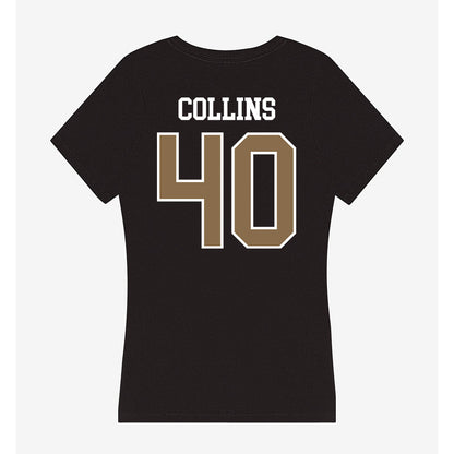 Wofford - NCAA Baseball : Cade Collins - Women's V-Neck T-Shirt-1