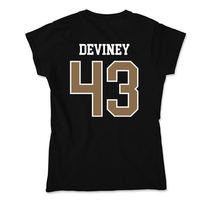 Wofford - NCAA Football : Conner Deviney - Soft Style Women’s T-Shirt-1
