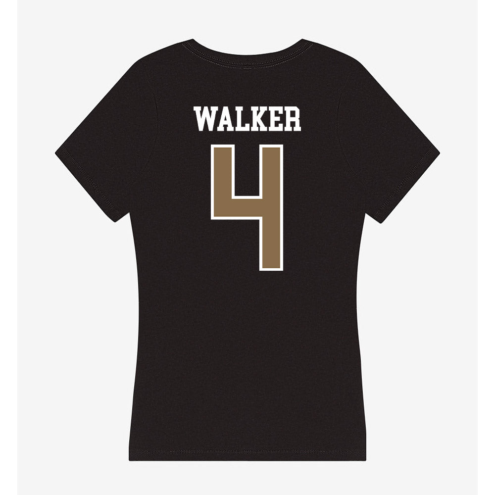 Wofford - NCAA Football : Cole Walker - Women's V-Neck T-Shirt-1