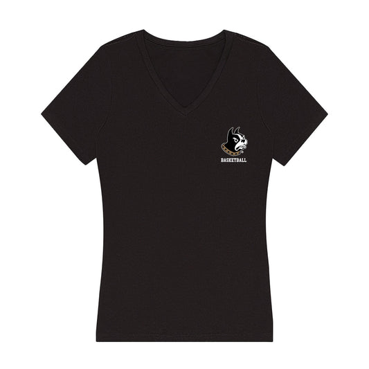 Wofford - NCAA Women's Basketball : Angelina Pelayo - Women's V-Neck T-Shirt-0