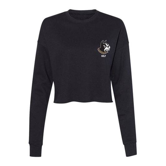 Wofford - NCAA Men's Golf : Davis Neal - Women's Cropped Crew Fleece-0
