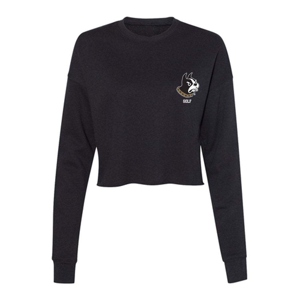 Wofford - NCAA Women's Golf : Taylor Burch - Women's Cropped Crew Fleece-0
