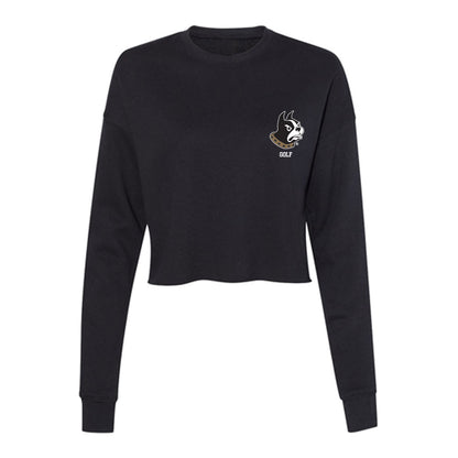 Wofford - NCAA Men's Golf : Glover Amick - Women's Cropped Crew Fleece-0