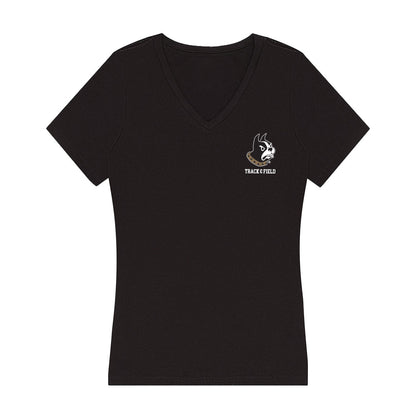 Wofford - NCAA Women's Track & Field : Sofia Thornton - Women's V-Neck T-Shirt-0