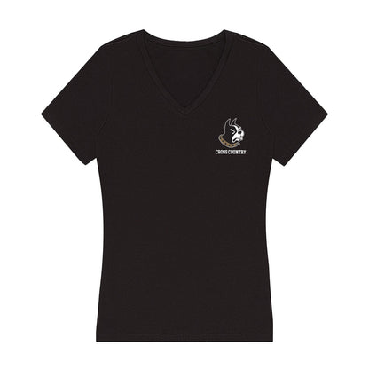 Wofford - NCAA Men's Cross Country : Kai Wilmot - Women's V-Neck T-Shirt-0