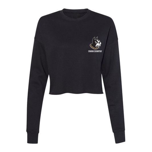 Wofford - NCAA Men's Cross Country : Andrew York - Women's Cropped Crew Fleece-0