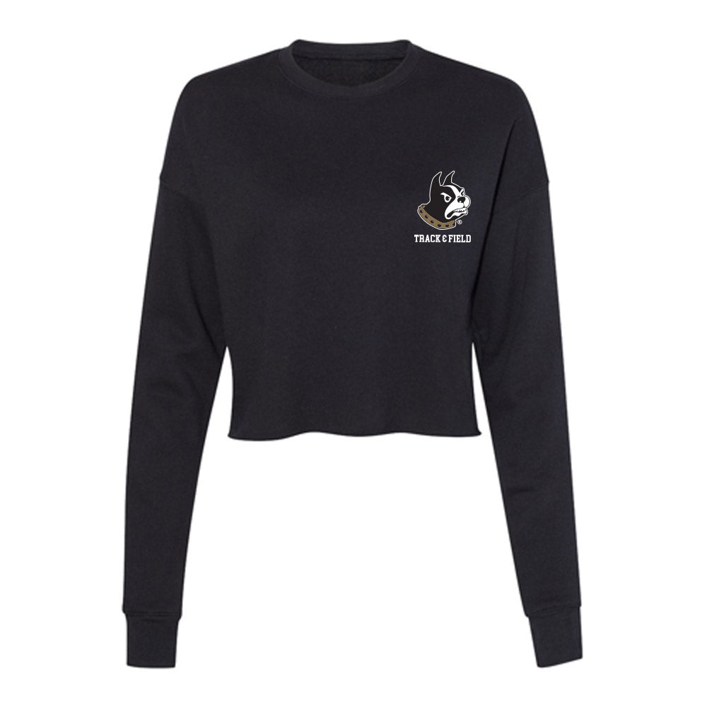 Wofford - NCAA Women's Track & Field : Sofia Thornton - Women's Cropped Crew Fleece-0
