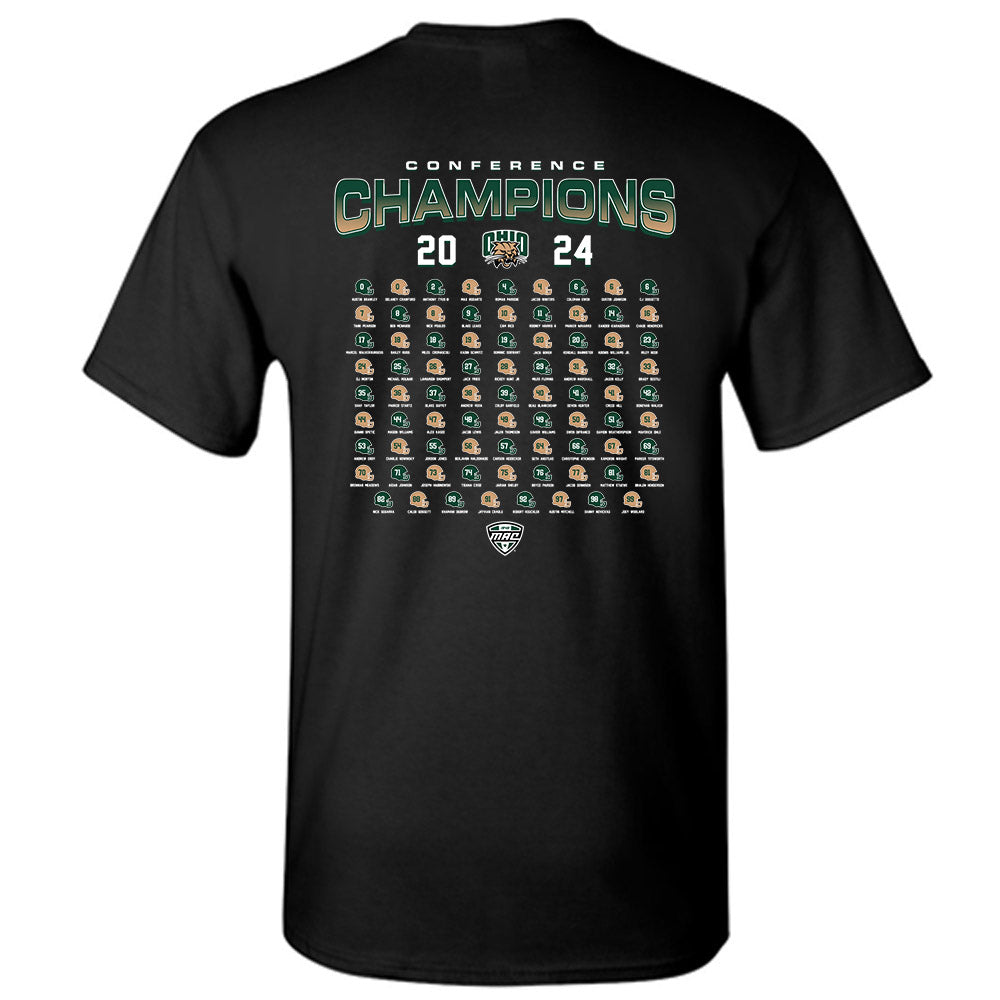 Ohio - NCAA Football : - Conference Champions Roster T-Shirt-1
