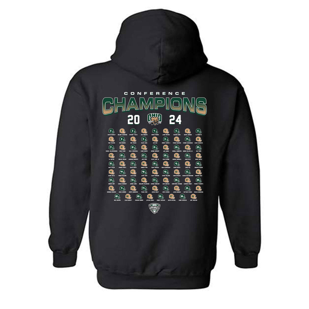 Ohio - NCAA Football : - Conference Champions Roster Hooded Sweatshirt-1