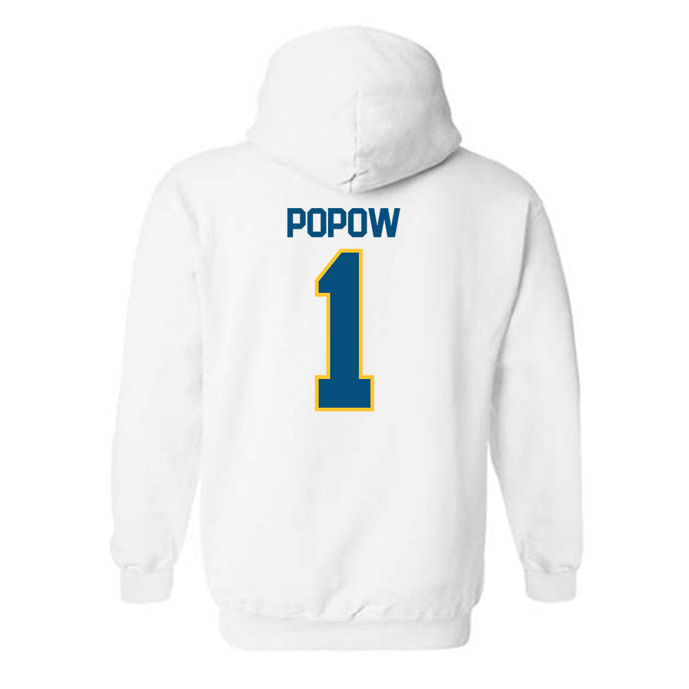 UMKC - NCAA Men's Soccer : Marc Popow - Classic Shersey Hooded Sweatshirt-1