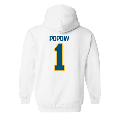 UMKC - NCAA Men's Soccer : Marc Popow - Classic Shersey Hooded Sweatshirt-1