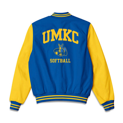 UMKC - NCAA Softball : Maya Anthony - Bomber Jacket-1