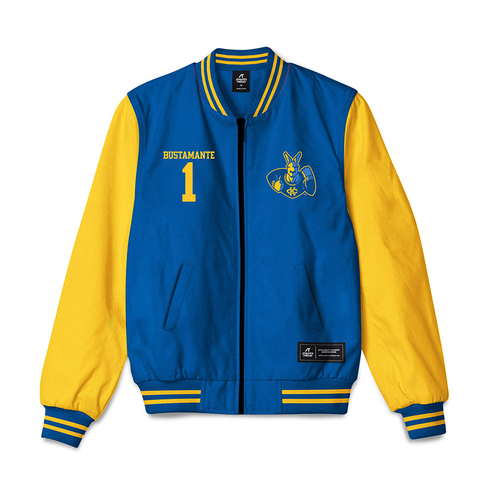 UMKC - NCAA Softball : Leilani Bustamante - Bomber Jacket-0