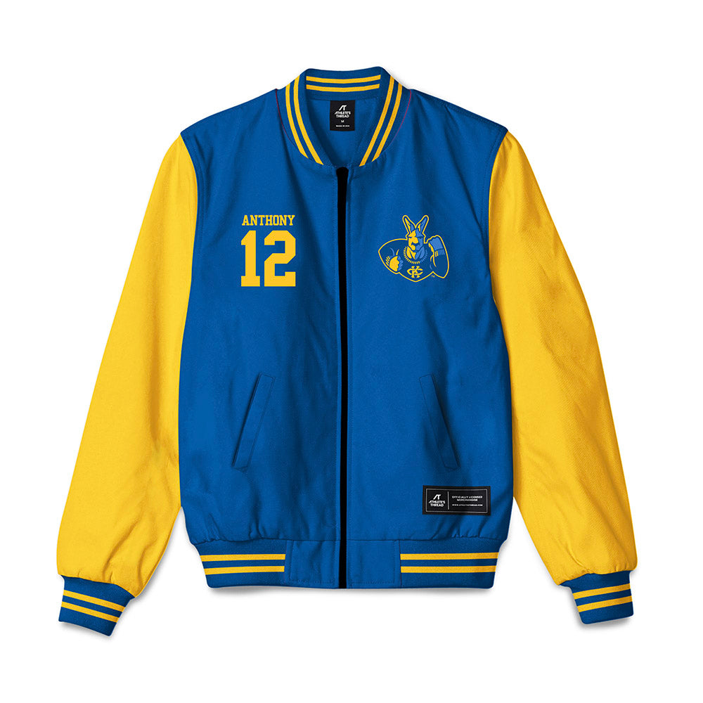 UMKC - NCAA Softball : Maya Anthony - Bomber Jacket-0