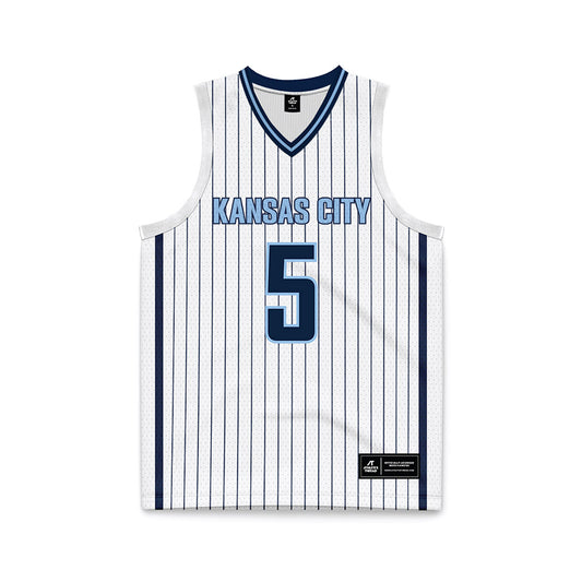 Kansas City - NCAA Men's Basketball : Cameron Love - White Basketball Jersey-0